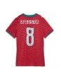 Portugalsko Bruno Fernandes #8 Domácí Dres pro Dámské MS 2026 Krátký Rukáv